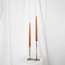 Load image into Gallery viewer, Taper Candles - Pair TERRACOTTA
