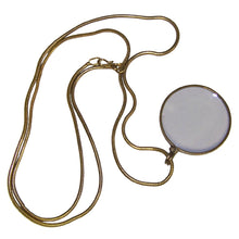 Load image into Gallery viewer, 1-3/4" Magnifying Glass on Necklace - Antique Reproduction