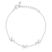 Born to Fly Butterfly Bracelet: Silver