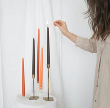 Load image into Gallery viewer, Taper Candles - Pair TERRACOTTA