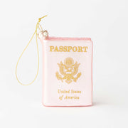 Passport Boxed Glass Ornament