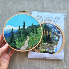 Load image into Gallery viewer, "Happy Trails" Landscape Embroidery Kit