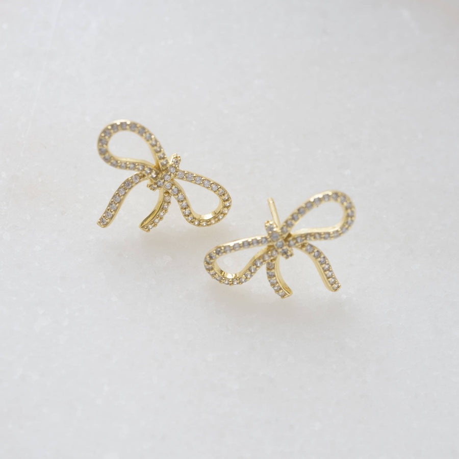 Bow Studs: Gold