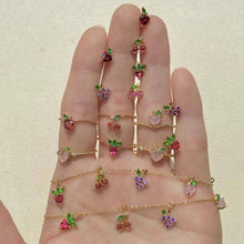 Load image into Gallery viewer, Fruit Basket Bracelet: Gold