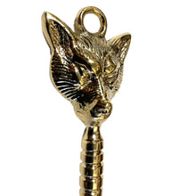Load image into Gallery viewer, 9-1/2" Solid Brass Fox Letter Opener- Antique Vintage Style