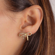 Bow Studs: Gold