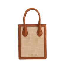 Load image into Gallery viewer, Roberta Straw Small Tote Bag