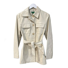 Load image into Gallery viewer, White Leather Jacket, 1970’s, 34” Bust, as is