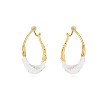 Load image into Gallery viewer, Lyric Two-Tone Earring