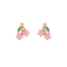 Load image into Gallery viewer, Cherry Studs: Silver
