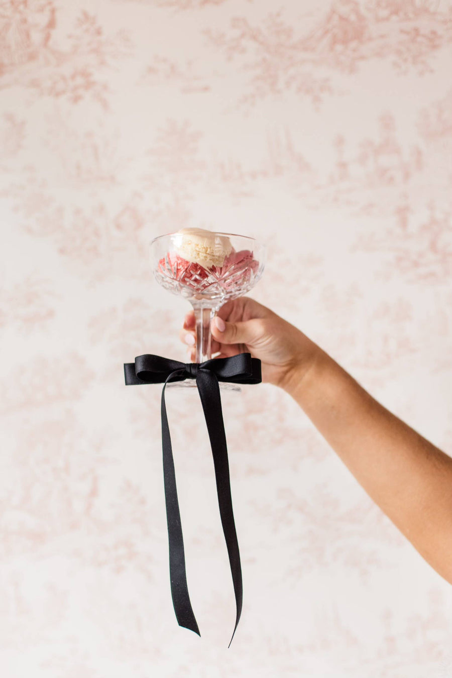 Long Matte Satin Hair Bow Barrette | Micro Alice Bow: Soft Pink