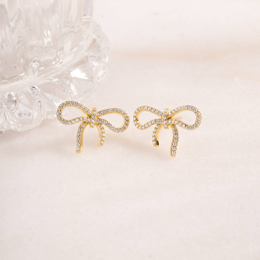 Bow Studs: Gold