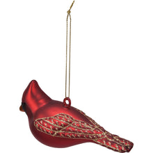 Load image into Gallery viewer, Cardinal Glass Ornament
