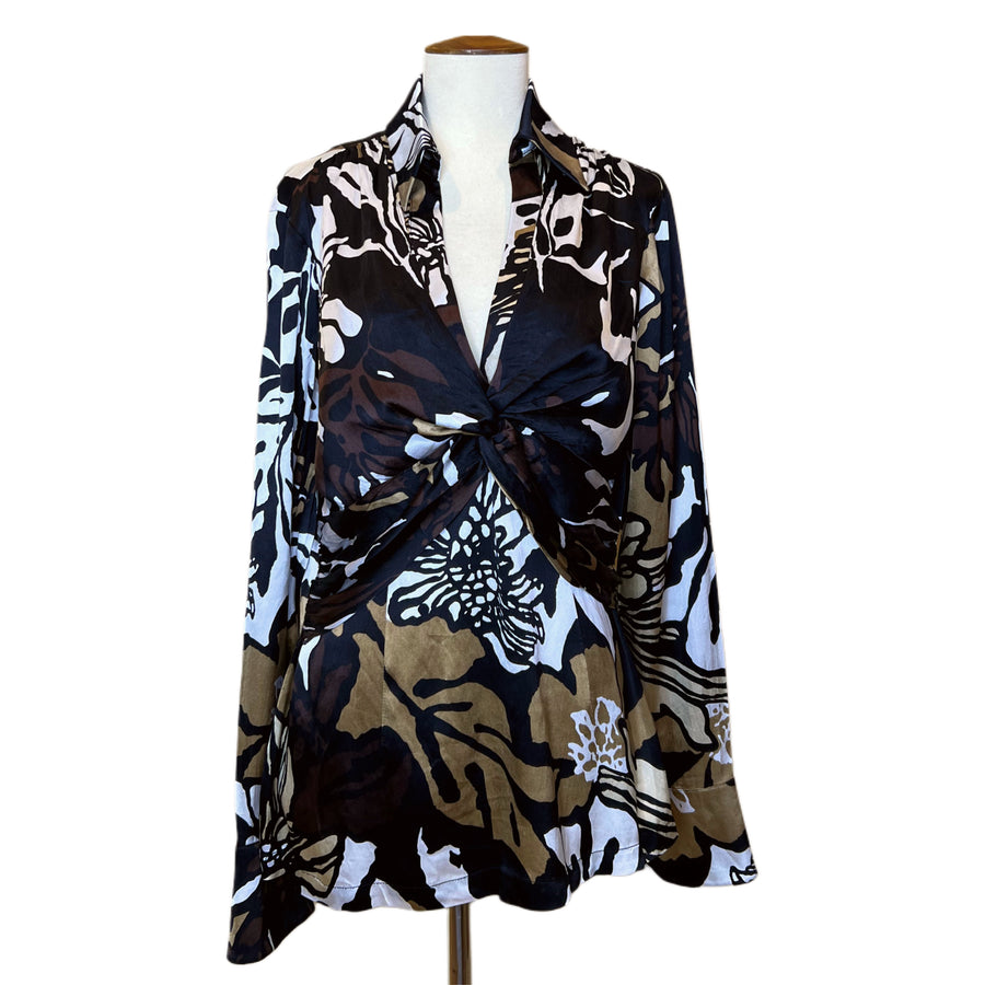 Silk Blend Top, 1990's, 40" Bust