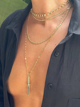 Load image into Gallery viewer, One in A Million Silver Choker Necklace: 15" / Gold Filled
