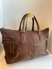 Urban - Bottega Veneta Leather Travel Bag