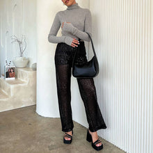 Load image into Gallery viewer, Willow Black Recycled Vegan Shoulder Bag