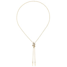 Load image into Gallery viewer, Snake Bolo Tie: 18K Gold Plated