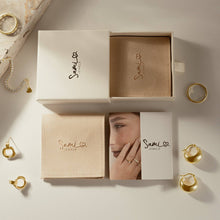 Load image into Gallery viewer, Bezeled Chunky Hoop Earrings: Gold