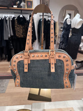 Load image into Gallery viewer, Dina P- Fendi Studded Denim Shoulder Bag, Y2K