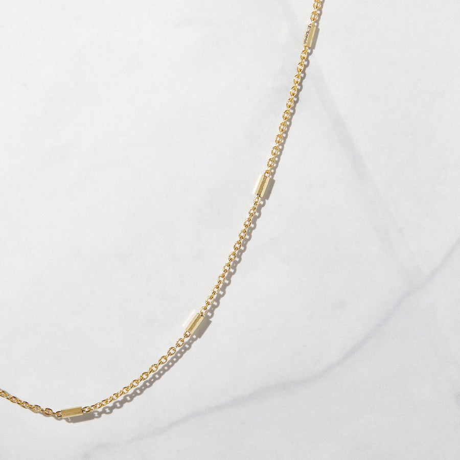Milla Chain Necklace: Gold / 18" + 3" ext.