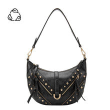 Load image into Gallery viewer, Maeve Black Recycled Vegan Shoulder Bag Pre-Order 9/30