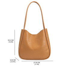 Load image into Gallery viewer, Mischa Tan Medium Recycled Vegan Tote Bag