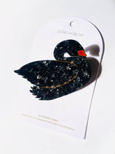 Load image into Gallery viewer, Hand-painted Swan Bird Claw Hair Clip | Eco-Friendly: White