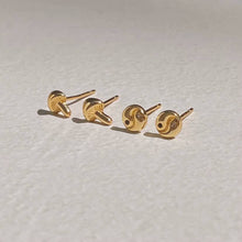 Load image into Gallery viewer, Yin Yang Stud Earrings