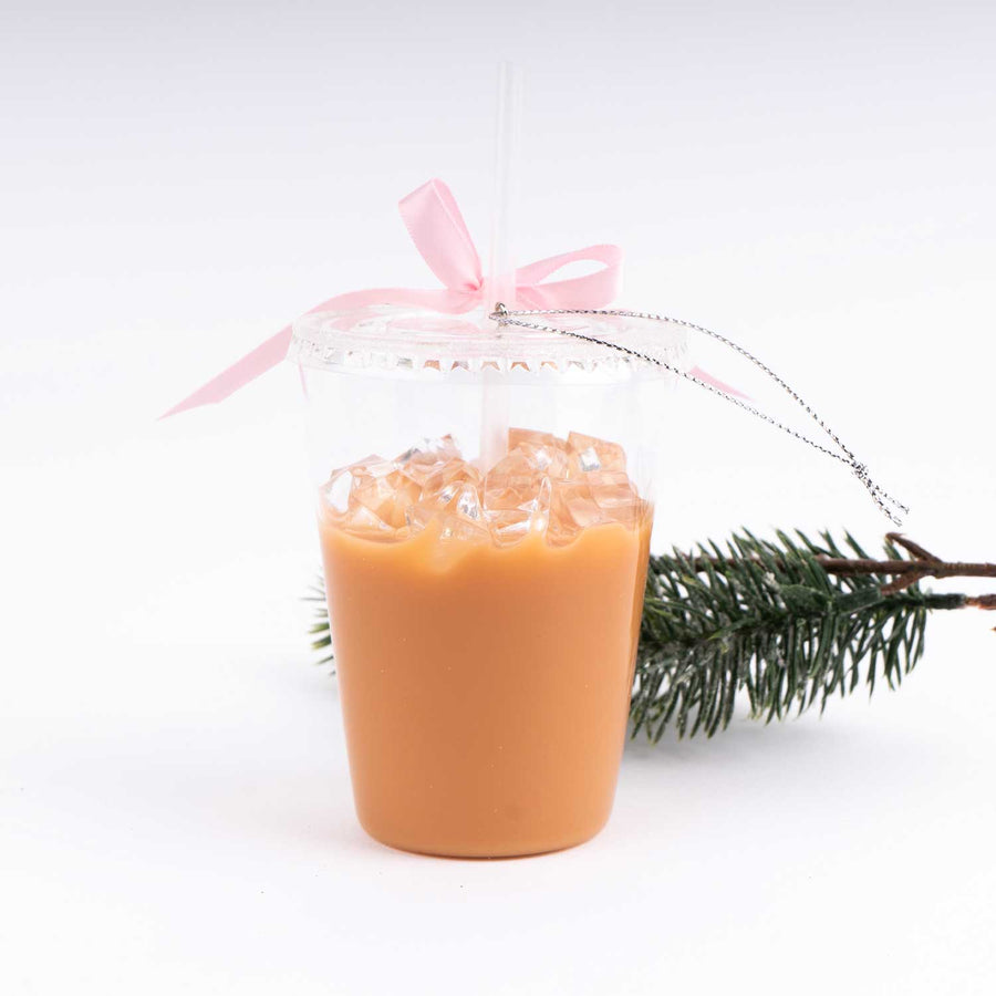Iced Coffee Boxed Glass Ornament