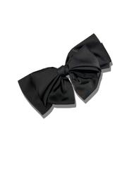 Handmade Satin Bow Hair Clip | Holiday Accessories: Red