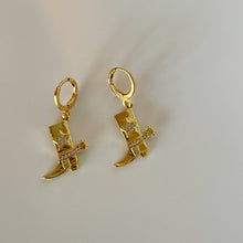Load image into Gallery viewer, She's Country Huggie Earrings
