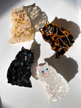 Load image into Gallery viewer, Hand-painted Persian Cat Claw Hair Clip | Eco-Friendly: Tortoise