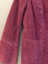 Load image into Gallery viewer, Purple Suede Jacket, 90’s, 42” Bust