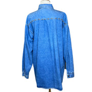 Bedazzled Denim Jacket, 1980’s, 48” Bust