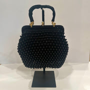 Beaded Black Handbag