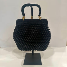 Load image into Gallery viewer, Beaded Black Handbag