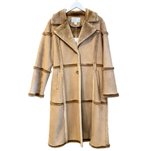 Load image into Gallery viewer, Tan Suede Coat, 1990s, 46” Bust, as is