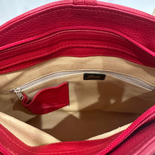 Load image into Gallery viewer, Red Italian Leather Bag