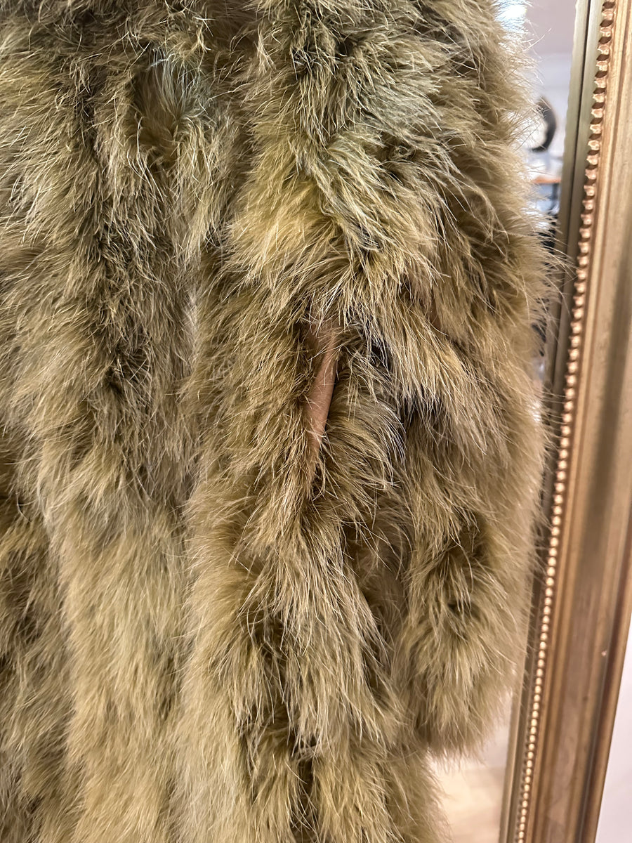 Feather Coat, 1970’s, 42” Bust