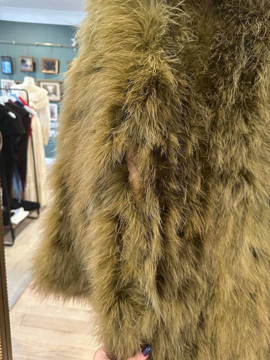 Feather Coat, 1970’s, 42” Bust