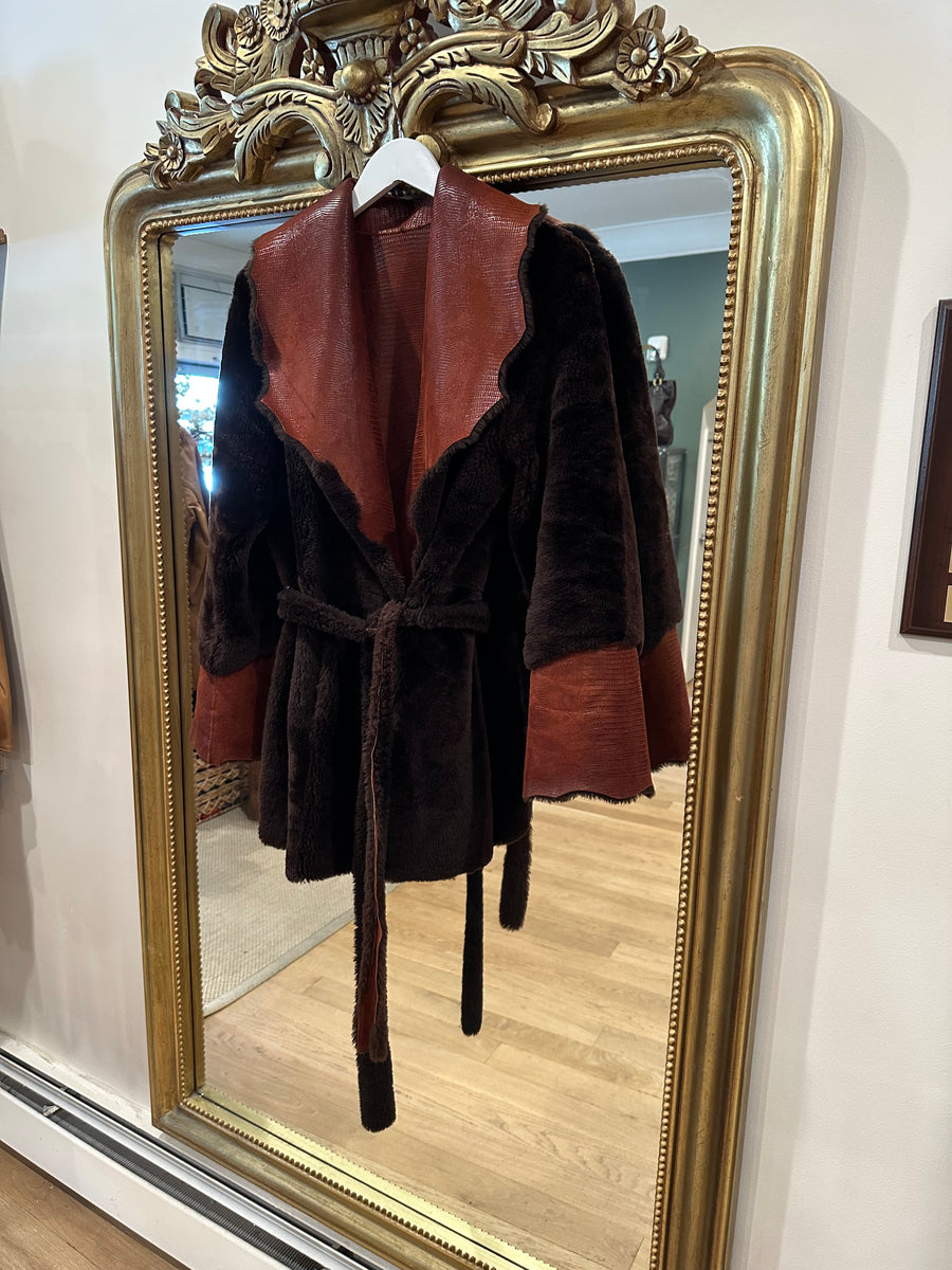 Elaine S- Reversible Jacket, 1990's, 38" Bust as is