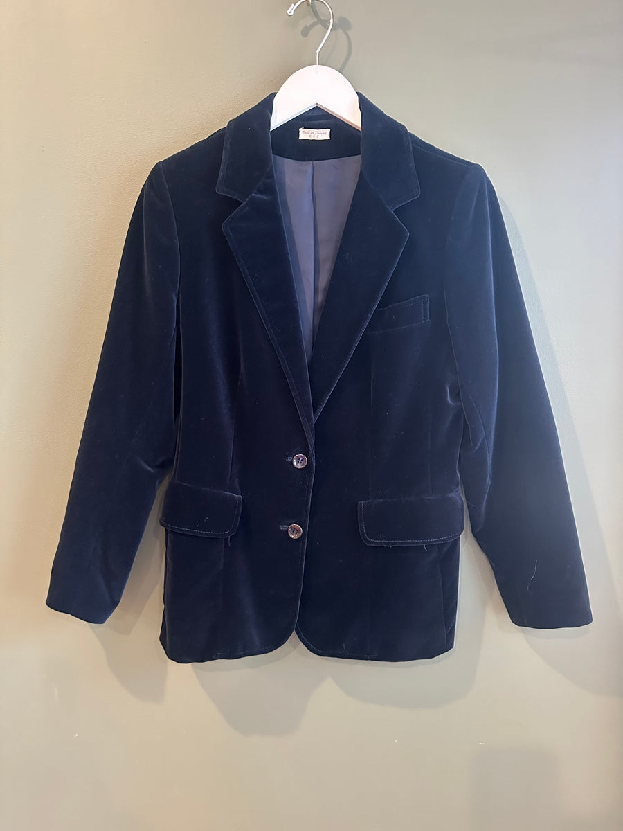 Camille Velvet Blazer, 1990's, 36" Bust