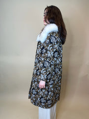 Vintage Carpet Coat, 1960’s, 44” Bust