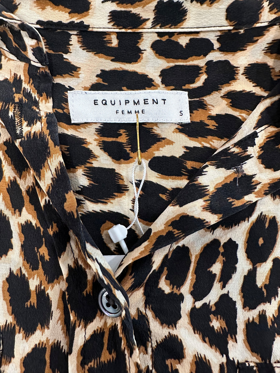 Jess S- Equipment Femme Leopard Top, 40” Bust