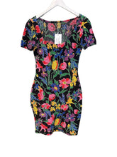 Load image into Gallery viewer, Floral  80’s, Dress, 34” Bust as is