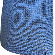 Knit Blue Short Sleeve Cardigan, 1990s, 34” Bust, as is