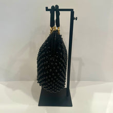 Load image into Gallery viewer, Beaded Black Handbag