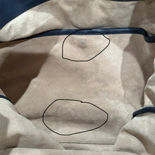 Load image into Gallery viewer, Prada Two-Way Shopper Tote Bag in Dark Blue Calf-Skin