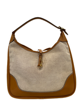 Load image into Gallery viewer, Hermes Naturelle Leather &amp; Toile H Canvas Bonwitt Teller Tote (Krystal F.)